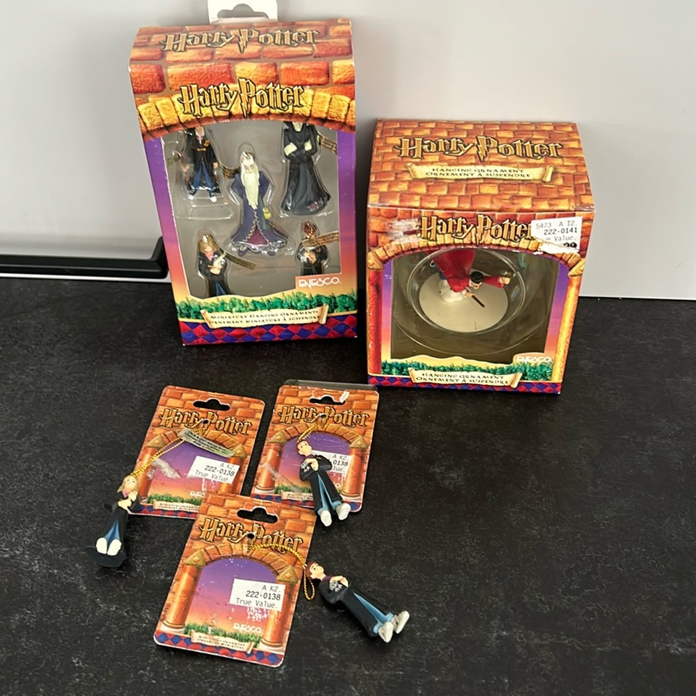 New Enesco Harry Potter tree ornaments pre movie bundle